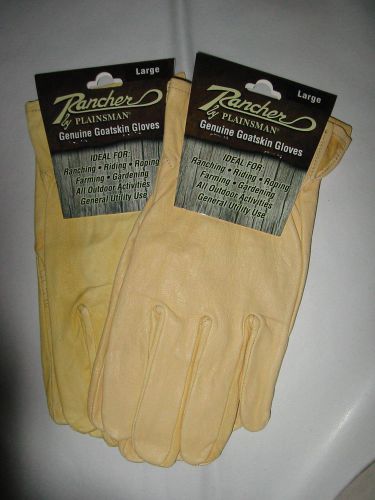 Plainsman Rancher Gloves 2 Pair Large - New with Tags