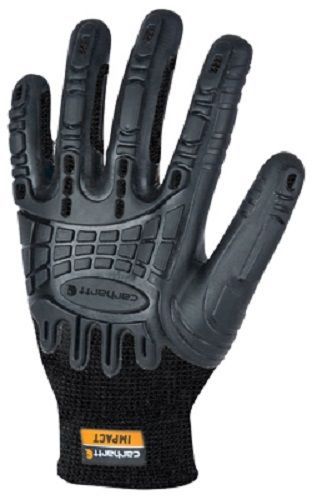 Carhartt, Extra Large, Black, Impact Glove, w Molded C-Grip Coating