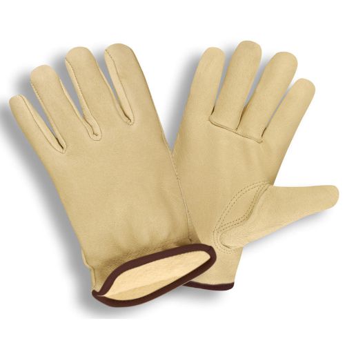 Premium grain pigskin/thinsulate insulated driver gloves~1 dozen~size xlarge for sale