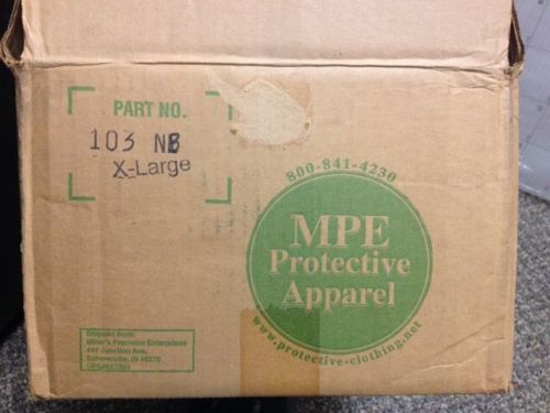 25 TYVEK MPE 103 NB Coveralls White no hood no elastic Extra Large