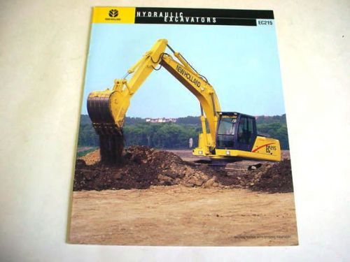 New Holland EC215 Hydraulic Excavator Brochure