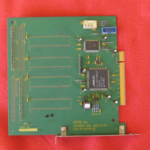 VUTEK Printer 3360 5300 AA70203 B PCI INTERFACE CARD NON POPULATED WINDOWS SIDE