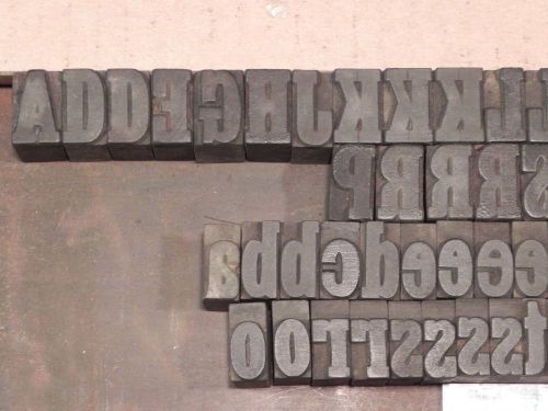 Letterpress wood type: clarendon condensed 5 line (~7/8&#034;) sorts for sale