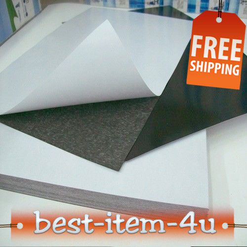 5 Self Flexible Adhesive Magnetic Sheets A4 paper for custom buisness cards