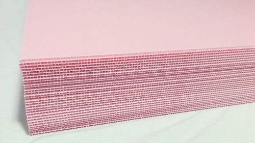 High quality 20 pcs corrugated fluted plastic 24x36 yard sign sheet pink color for sale