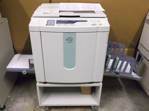 Riso rz390 high speed digital duplicator tested good working order with warranty for sale