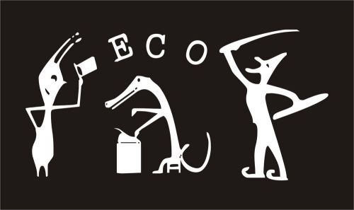 ECO Silhouette Funny Car Vinyl Sticker Decal Laptop Tablet Window - 634