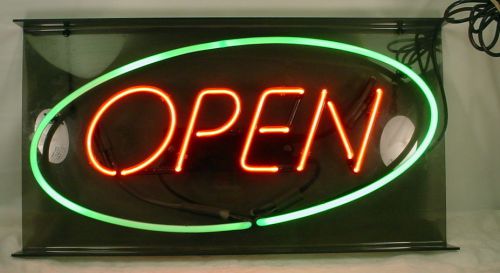 Neon Open Business Sign
