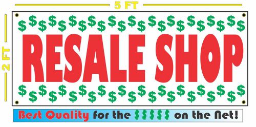 RESALE SHOP Full Color Banner Sign 4 Thrift Shop Store