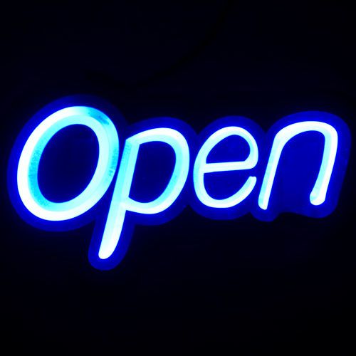 Zld060 decor &#034;open&#034; beer pub bar club store led energy-saving light sign neon for sale
