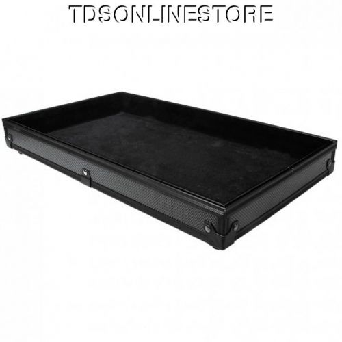 Black Aluminum Felt Lined Stackable Jewelry Tray With Rubber Feet
