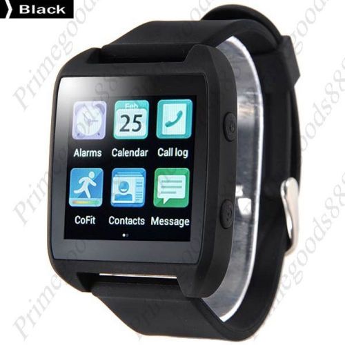 Smart waterproof wifi touch screen 4gb  android phone tablet wristwatch black for sale