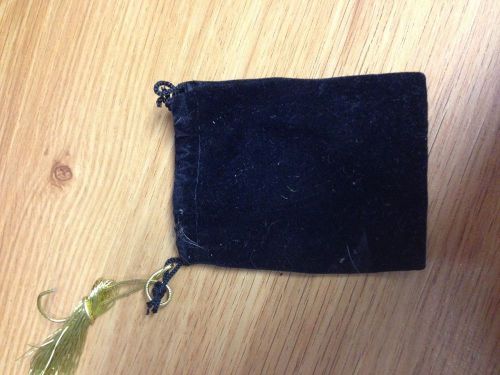 BLACK GIFT Jewlery Drawstring Bags 3&#034; x 4&#034;Pouch