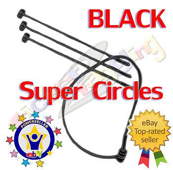 5,000 3&#034; black secur-a-tach super circles loop tag price tagging fasteners for sale