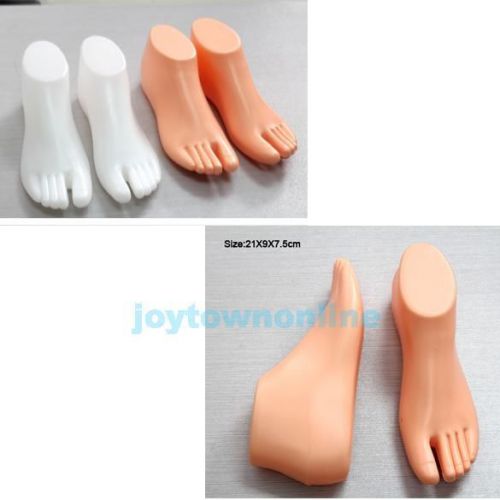 1 Pair Thong Style Female Foot Shoes Mannequin For Foot Sandal Shoe Display #JT1