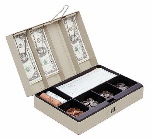 Cash Box w/ Combination Lock Money Bill Safe Locker Office Store Shop Home NEW
