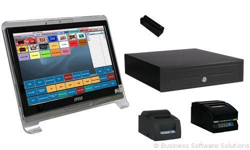 1 Station NEW POS Point of Sale System COMPLETE PACKAGE W PRINTER &amp; Cash Drawer