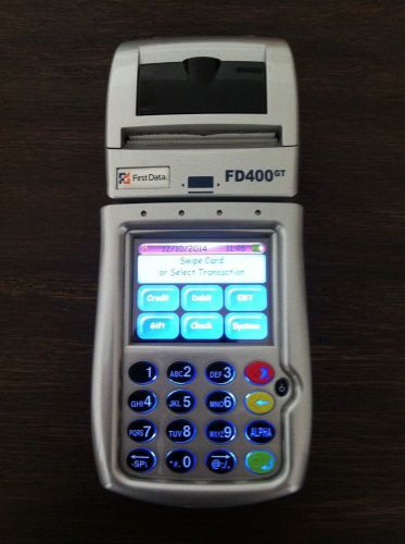 First Data FD400 GT Wireless credicard terminal