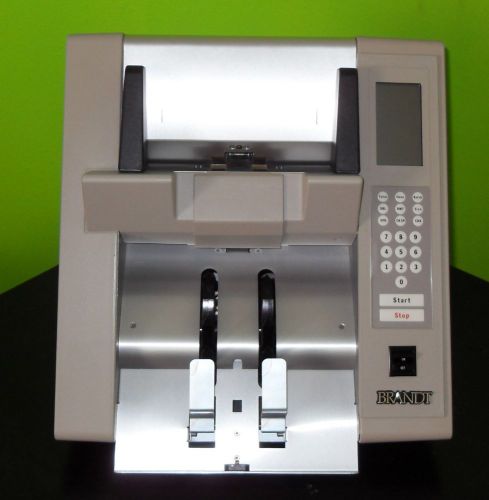 Brandt 8672 currency counter &amp; micr barcode scanner for sale