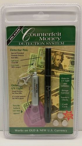 Counterfeit Money Detection System, Detector Pen and UV Light by Dri Mark