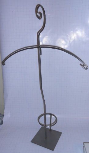 Metal Shirt Clothing or Hat Stand for Retail Display 29.5 Inches Tall