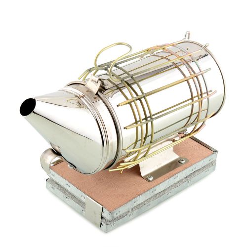 Hot New Useful Removable Vintage Bee Hive Smoker Stainless Beekeeping Device