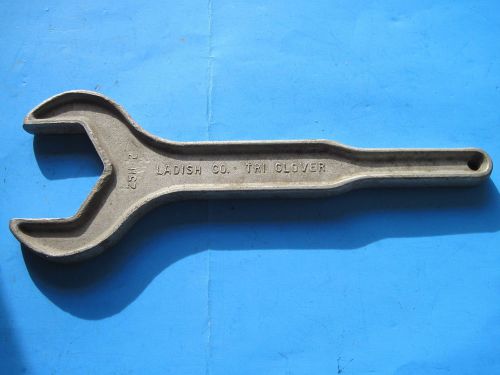Vintage tri clover ladish co, no.25h-2  aluminu milk bulk tank wrench hand tool for sale