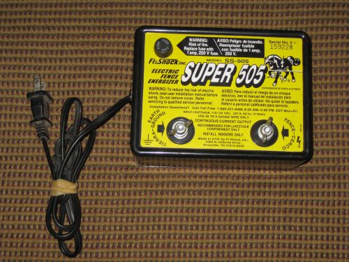 Fi Shock Super 505 SS-505 Electric Fence Energizer