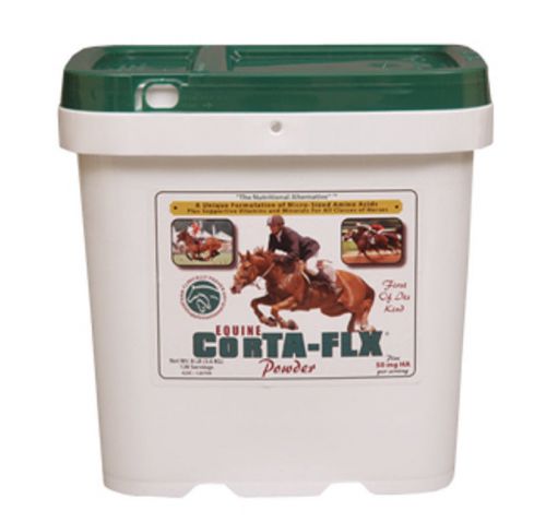 CORTA FLX Powder 8 Pounds Healthy Lubricate Joints Glucosamine Equine Horse HA