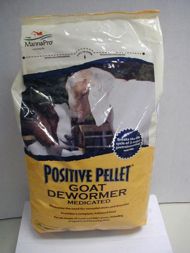 Manna Pro - Positive Pellet Medicated Goat Dewormer - 6 lb. Bag - Free Shipping