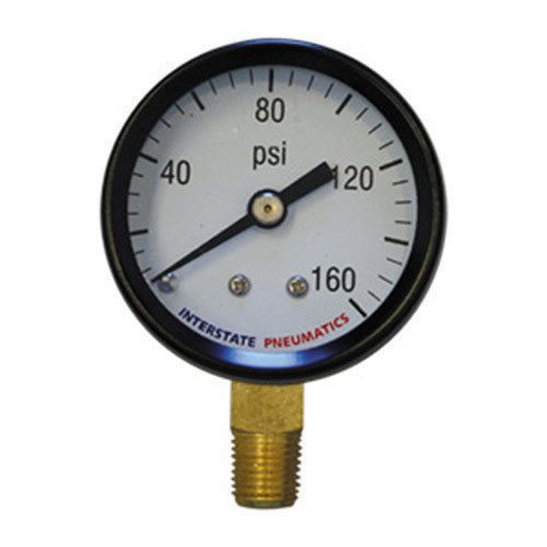 Pressure gauge 2 -1/2 inch 160 psi - 1/4 inch npt bottom mount - g2022-160 for sale