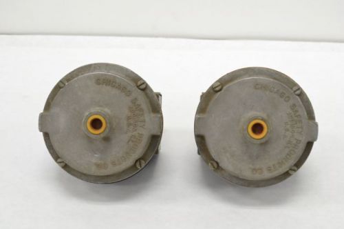2X CHICAGO SAFETY RHGP PRESSURE OPERATED SWITCH 10-50IN WC GAS 1/8IN NPT B208945