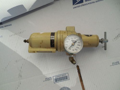 Bridgeport brass co. bb 783 / 356 250 psi regulator w/ sight glass and psi guage for sale