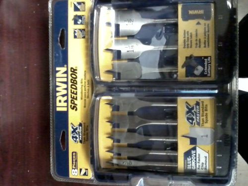 irwin speedbor 8 pieces wood boring bits 341008