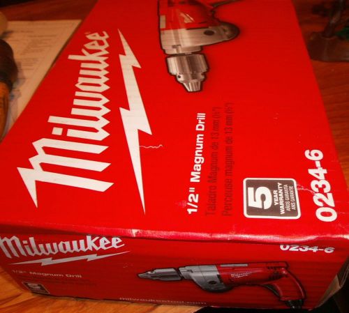Milwaukee 0234-6 Magnum 5.5 Amp 1/2-Inch Drill Contractor Grade Power Tools