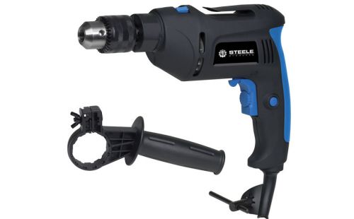 1/2&#034; Impact Rotary Drill Hammer 0-3,000 RPM 5A Power Tools Steele SP-PT237 NEW