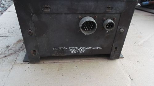 excitation system assembly 50/60 HZ MFg 4T534 for generator