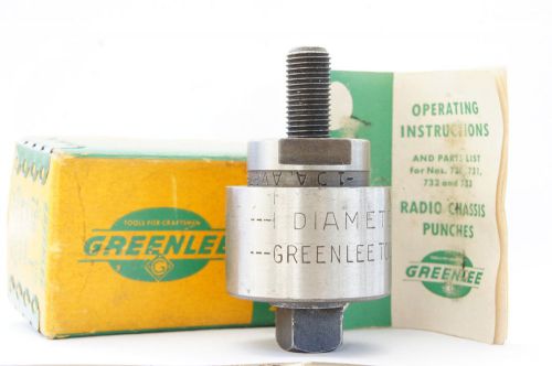 Greenlee 1&#034; Diameter 730 Radio Chassis Punch Knockout