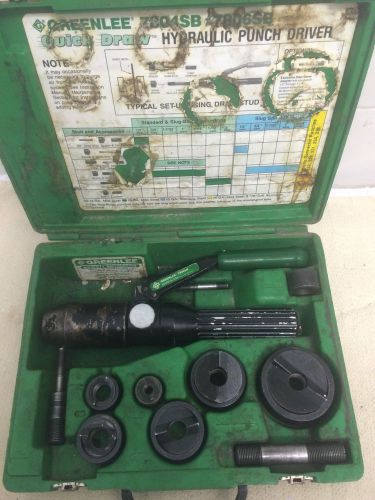 Greenlee 7806SB Quick Draw Hydraulic Punch Diver Set 1/2&#034;-2&#034; conduit size