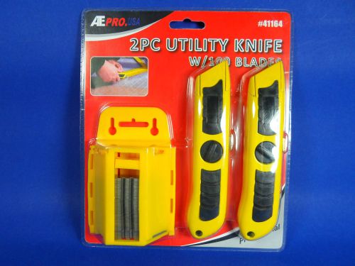 Utility knife  2pcs and 100 blades dispenser for sale