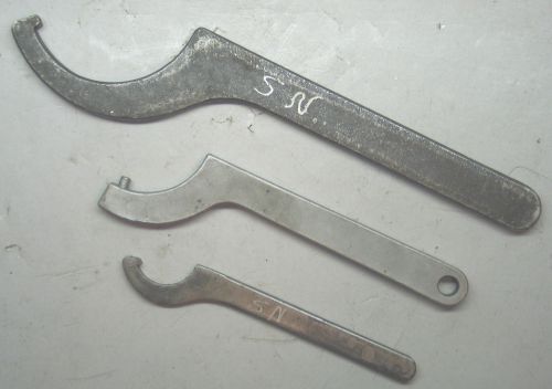 LOT (3) Collet Wrench Set (34 36) BNO 5 (90 100) One unknown 2&#034; USA CAT BT 40 50
