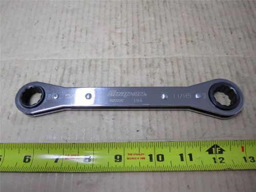 Snap on tools r2022c us made ratcheting box wrench 5/8&#034; x 11/16&#034; mechanics tool for sale