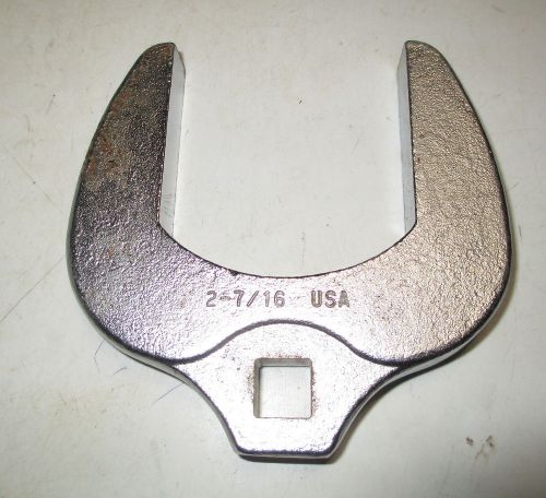 New Utica #47478  2 7/16&#034; Crowfoot Wrench  - 1/2&#034; Drive -  Made in USA