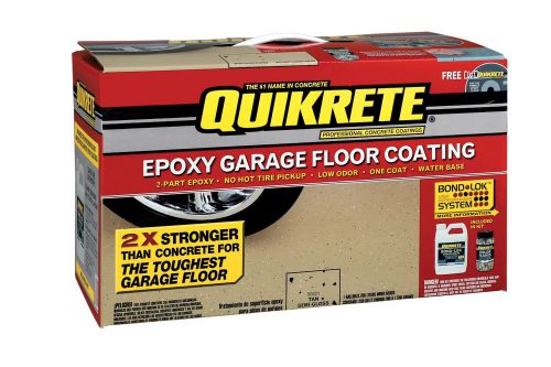 Quikrete epoxy garage floor coating(tan) for sale