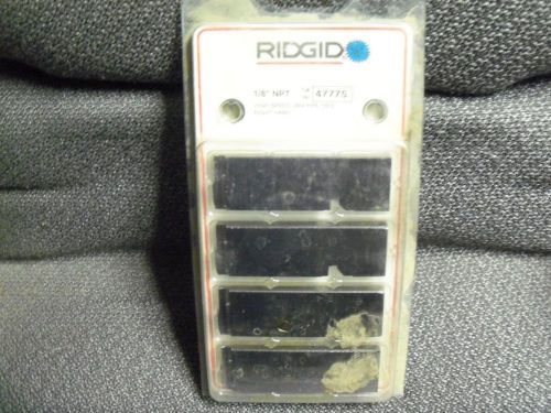 New ridgid 1/8&#034; npt high speed unv pipe dies right hand 47775 u.s.a. made for sale