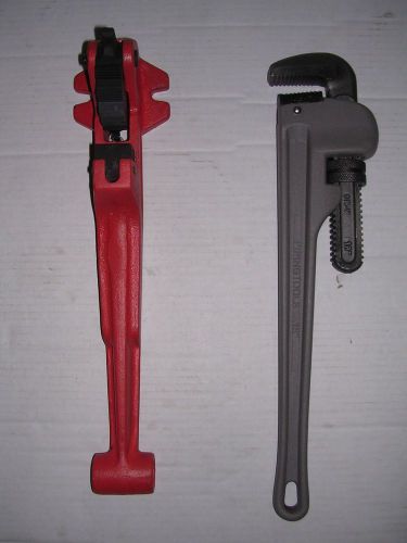 New foot wrench pipe wrench 1/2-1-1/4&#034; ridgid 300 535 700 1822 1224pipe threader for sale