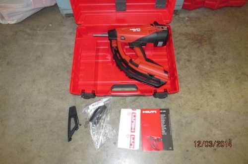 Hilti gx-120 gas driven operated nail gun kit  new  (342) for sale