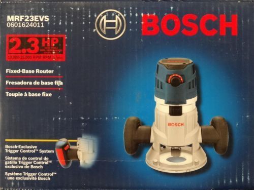 New!!! bosch mrf23evs 2.3hp base router with trigger control system for sale