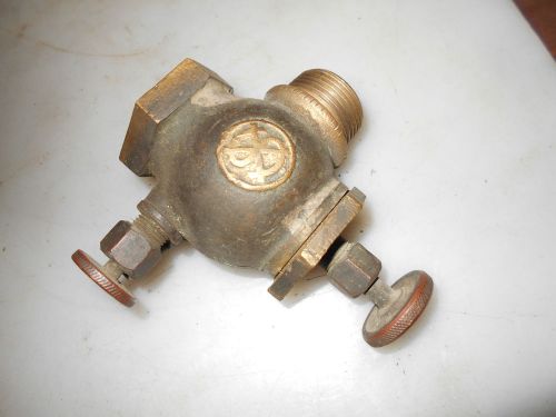 ORIGINAL EARLY STYLE VERY NICE GASOLINE ENGINE CARBURETOR MIXER BRASS HIT MISS