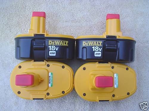 4 NEW DEWALT DC9096 BATTERIES 18 VOLT XRP BATTERY FOR CORDLESS DRILL &amp; SAW 18V